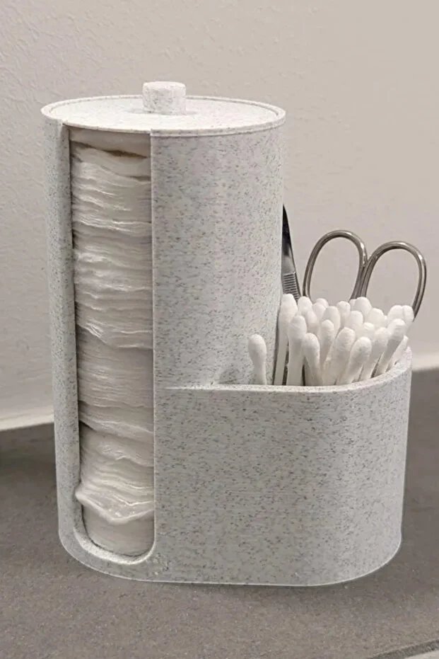 Pamukluk – Makyaj Pamuğu Düzenleyici | Şık Banyo ve Makyaj Organizeri